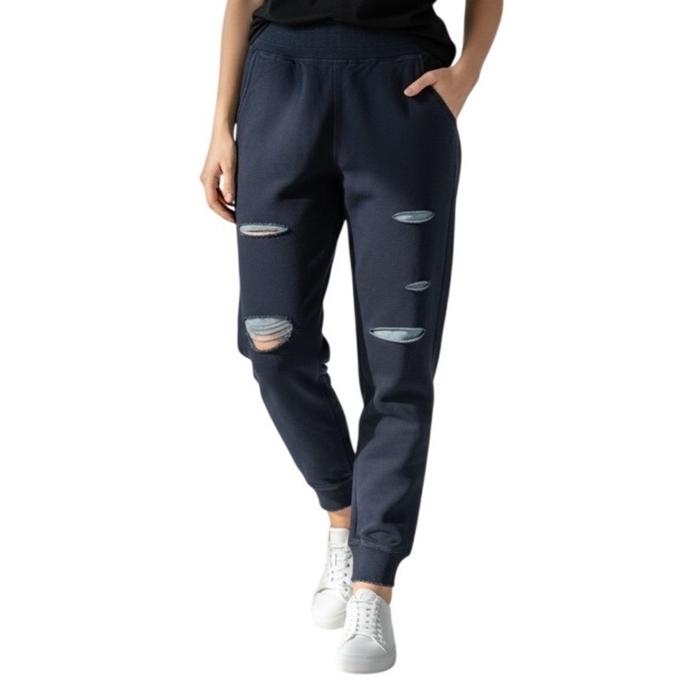 Avocado Womens Distressed Joggers Size Large